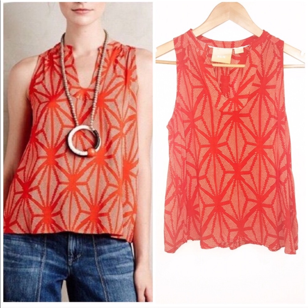 New With Tag Anthropologie Maeve Enna Swing Top